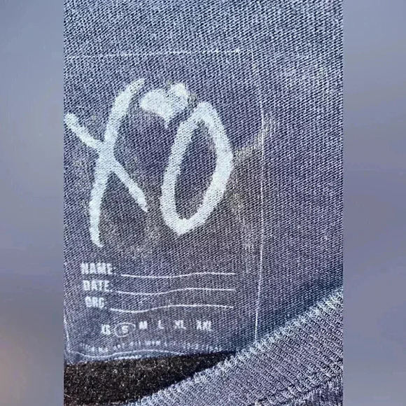 XO “weeknd after dark “starboy” black LS casual tshirt S - Picture 4 of 4